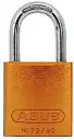 72/40  CANDADO  ALUMINIO NARANJA 
