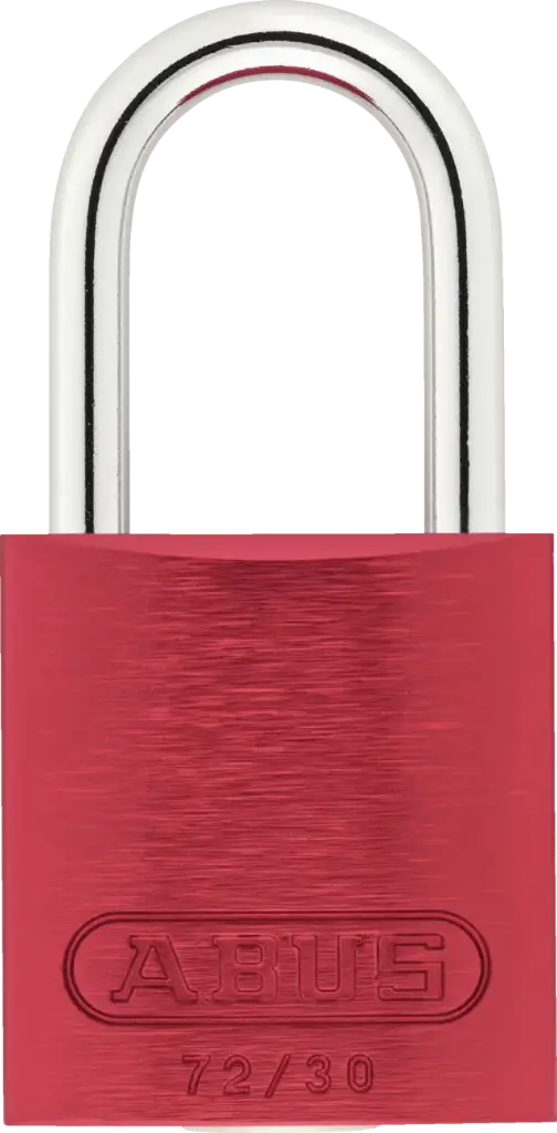 [25690] 72/30 CANDADO ALUMINIO ROJO 