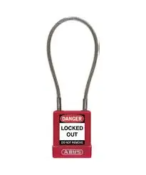 76/40 CAB20 CANDADO CABLE ROJO