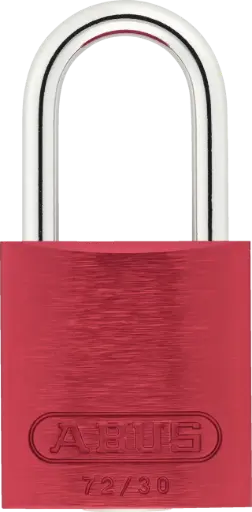 [25690] 72/30 CANDADO ALUMINIO ROJO 